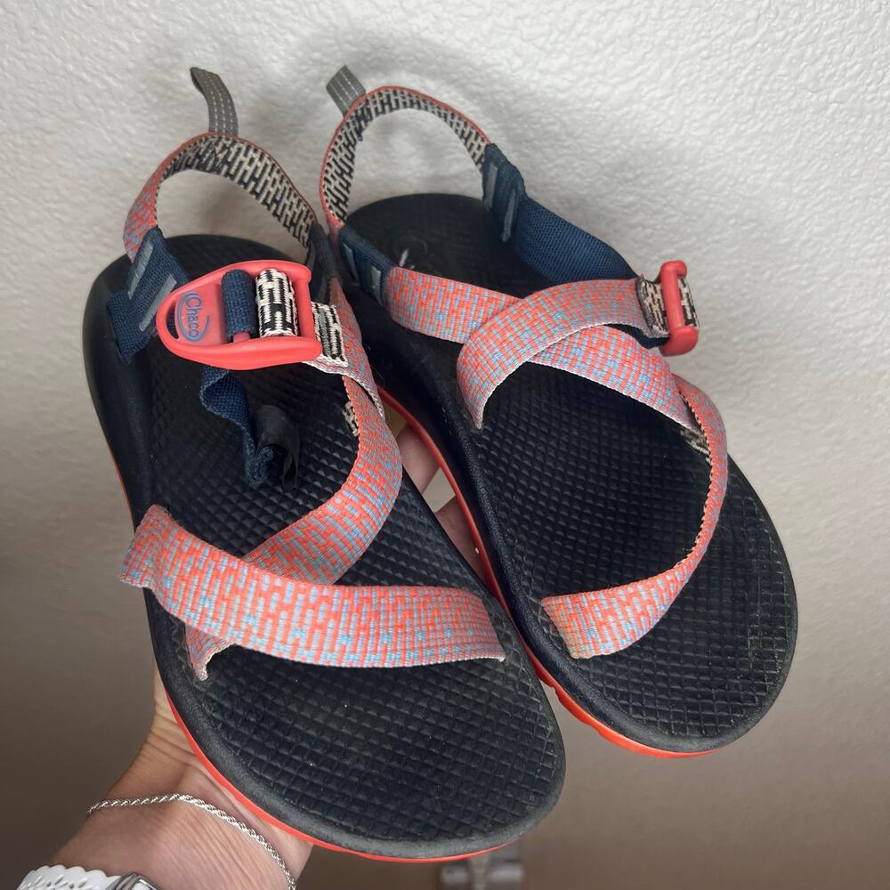 Chaco Z/1 Ecotread sandals in Penny Coral KIDS 3